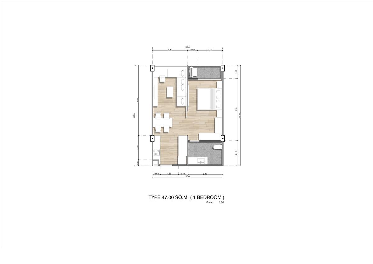 Hennessy Residence Building C-1bed