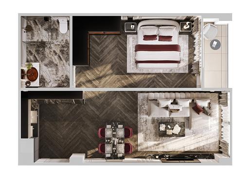 Hennessy Residence 1Bed - Photo 6