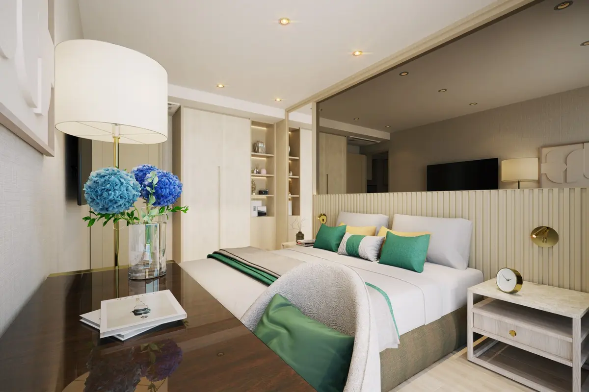 อพาร์ทเมนท์ 1 ห้องนอน ชั้น 3 ในภูเก็ต